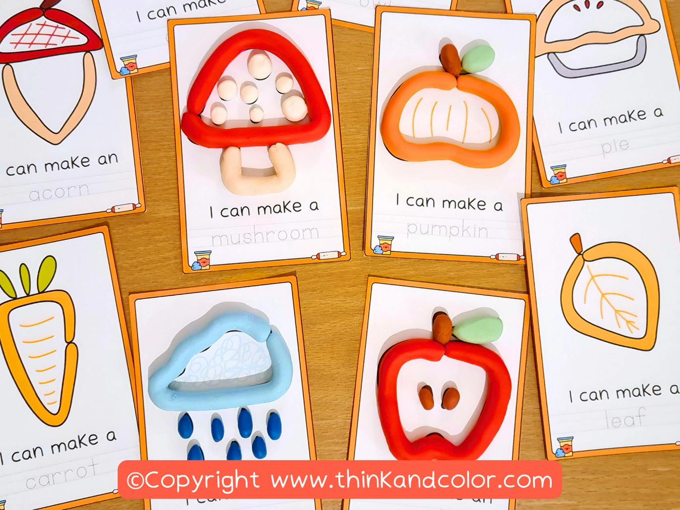 Fall Playdough mats live photo (1), playdough mat printable