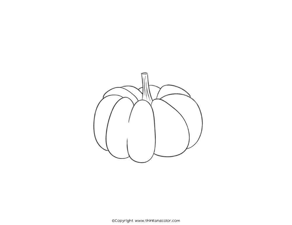 Jack Be Little Pumpkin Coloring Page