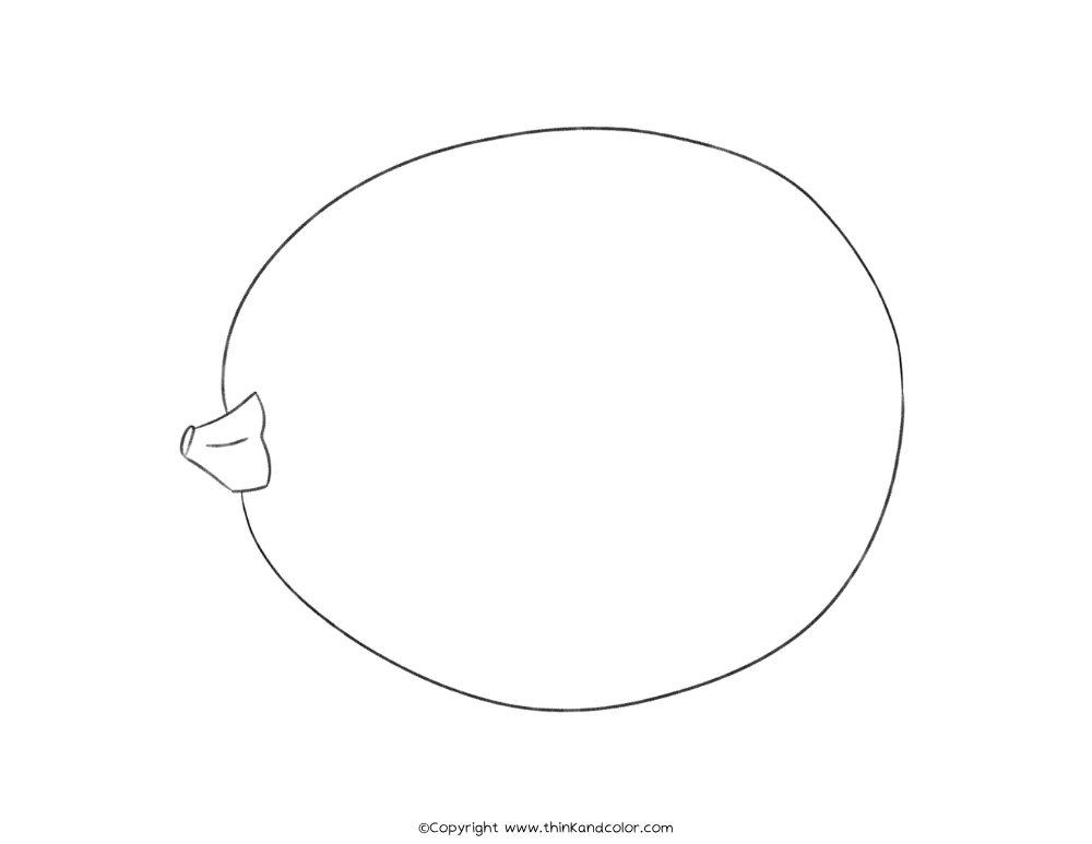 Orangetti Squash Coloring Page