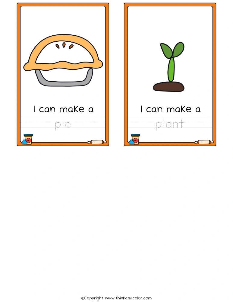 Pumpkin PlayDough Mats 4